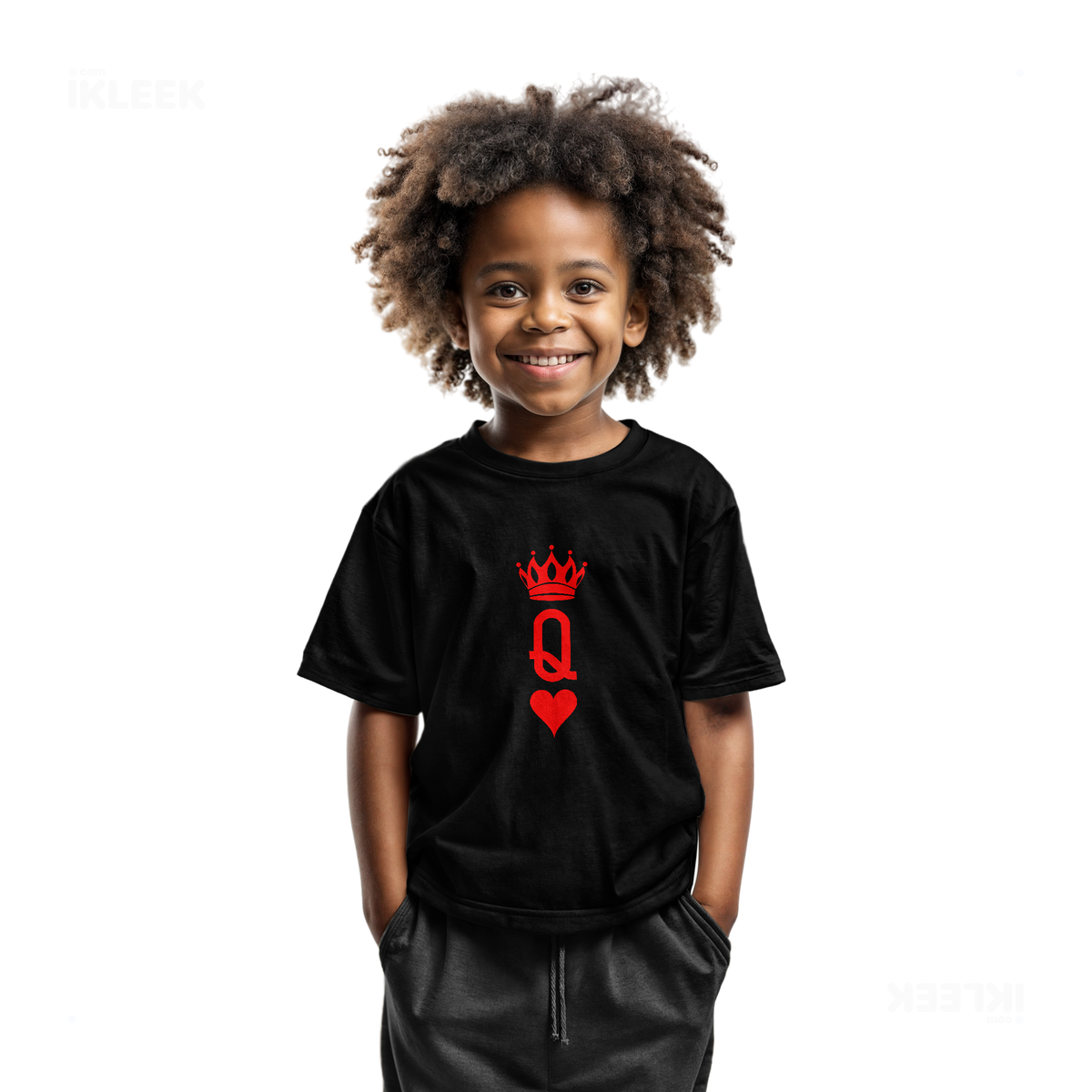 QueenOfHearts Toddler T Shirt 05 Black