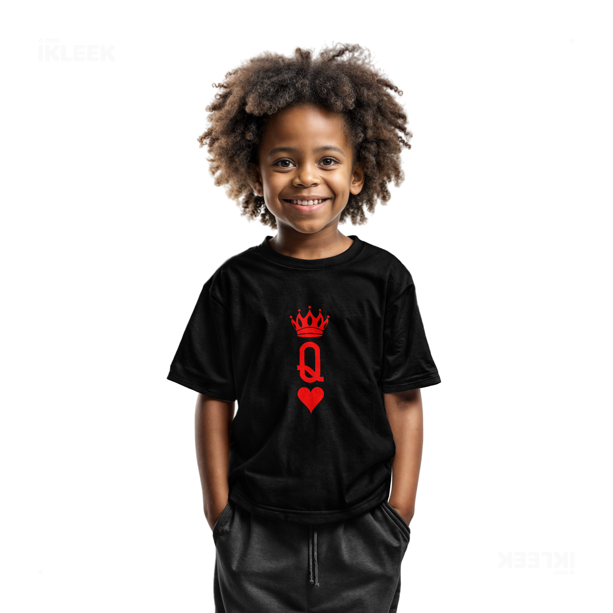 QueenOfHearts Toddler T Shirt 05 Black