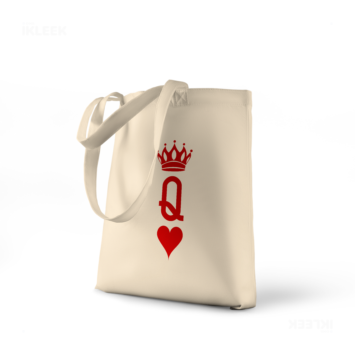 QueenOfHearts Tote Bags 01 Natural