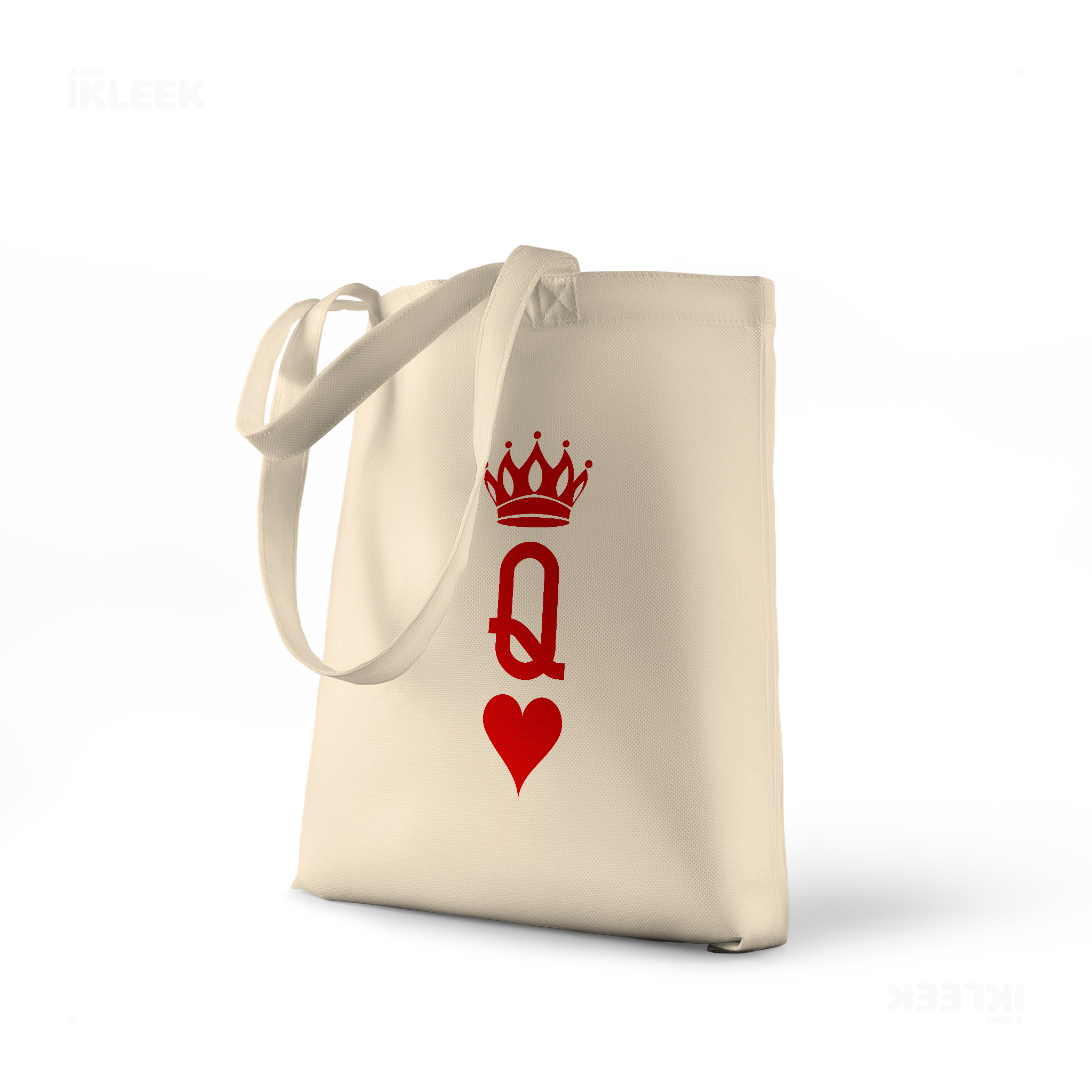 QueenOfHearts Tote Bags 01 Natural