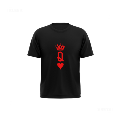 QueenOfHearts Youth T Shirt 01 Black