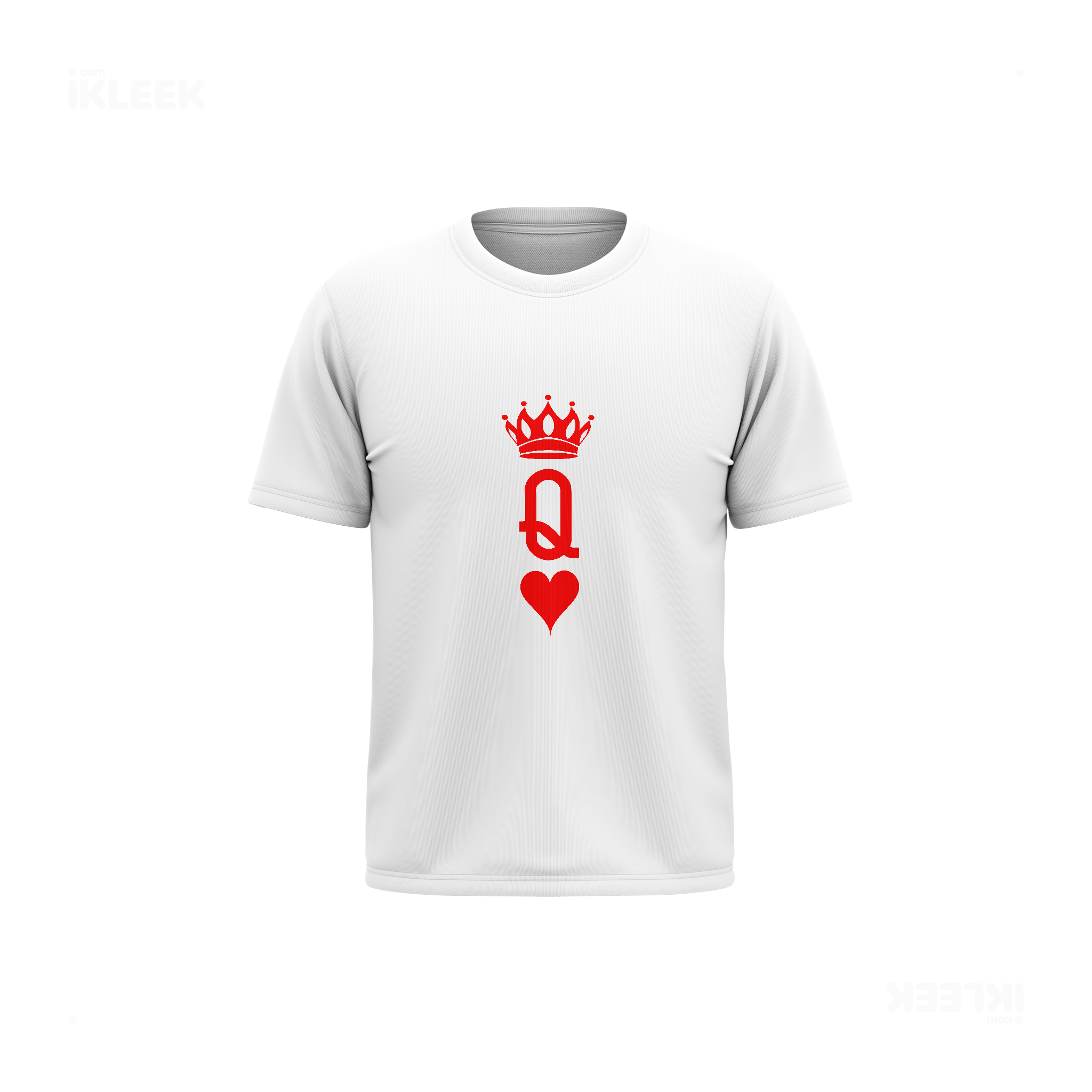 QueenOfHearts Youth T Shirt 01 White