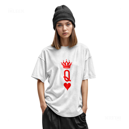 QueenOfHearts Youth T Shirt 02 White