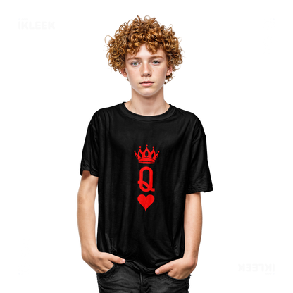 QueenOfHearts Youth T Shirt 05 Black