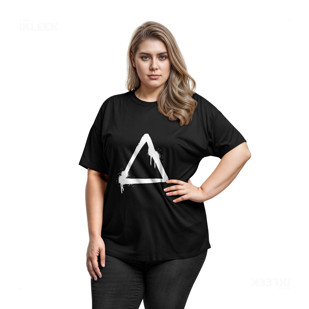RisingTriangle Adult T Shirt 03 Black