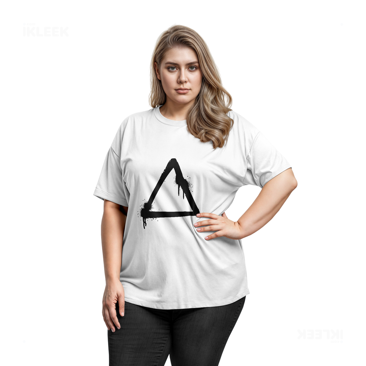 RisingTriangle Adult T Shirt 03 White