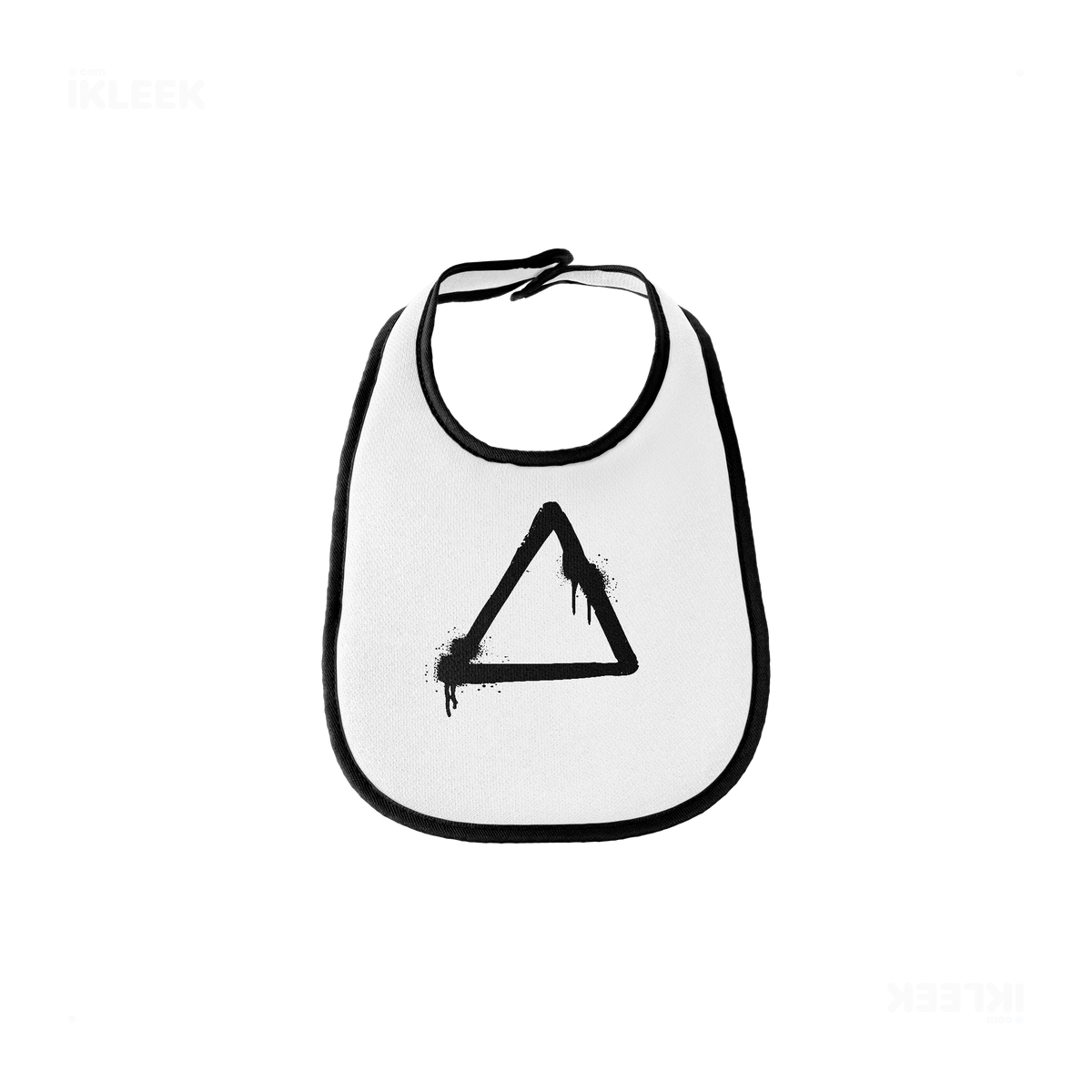 RisingTriangle Baby Bibs 01 White Black