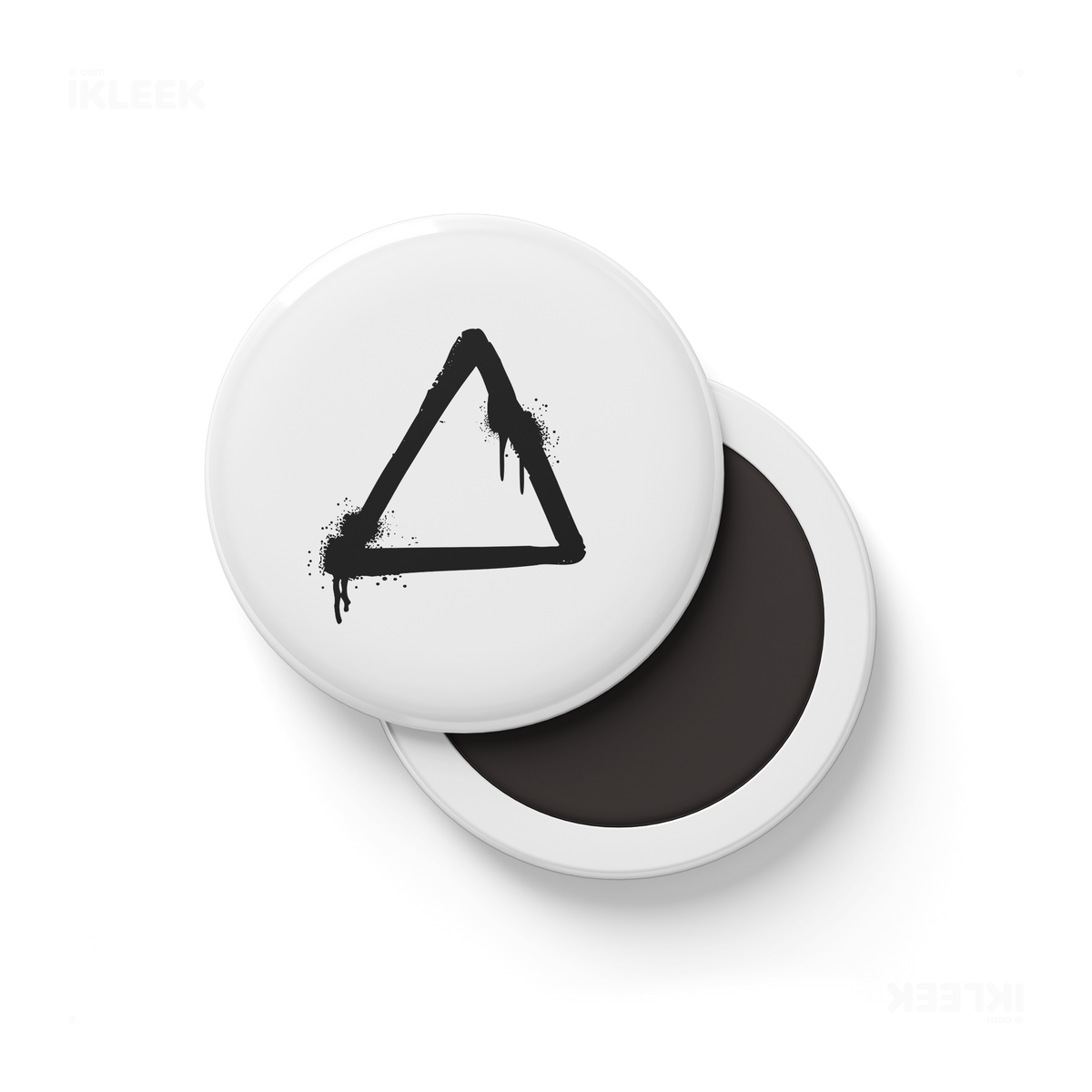 RisingTriangle Button Magnet 01 Round