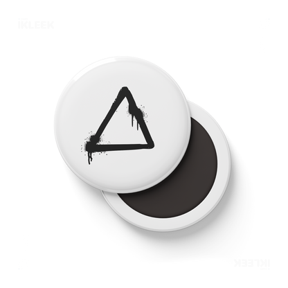 RisingTriangle Button Magnet 01 Round