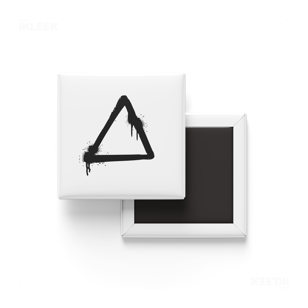 RisingTriangle Button Magnet 01 Square