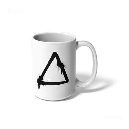 RisingTriangle Ceramic Mug 01 White