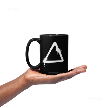 RisingTriangle Ceramic Mug 03 Black