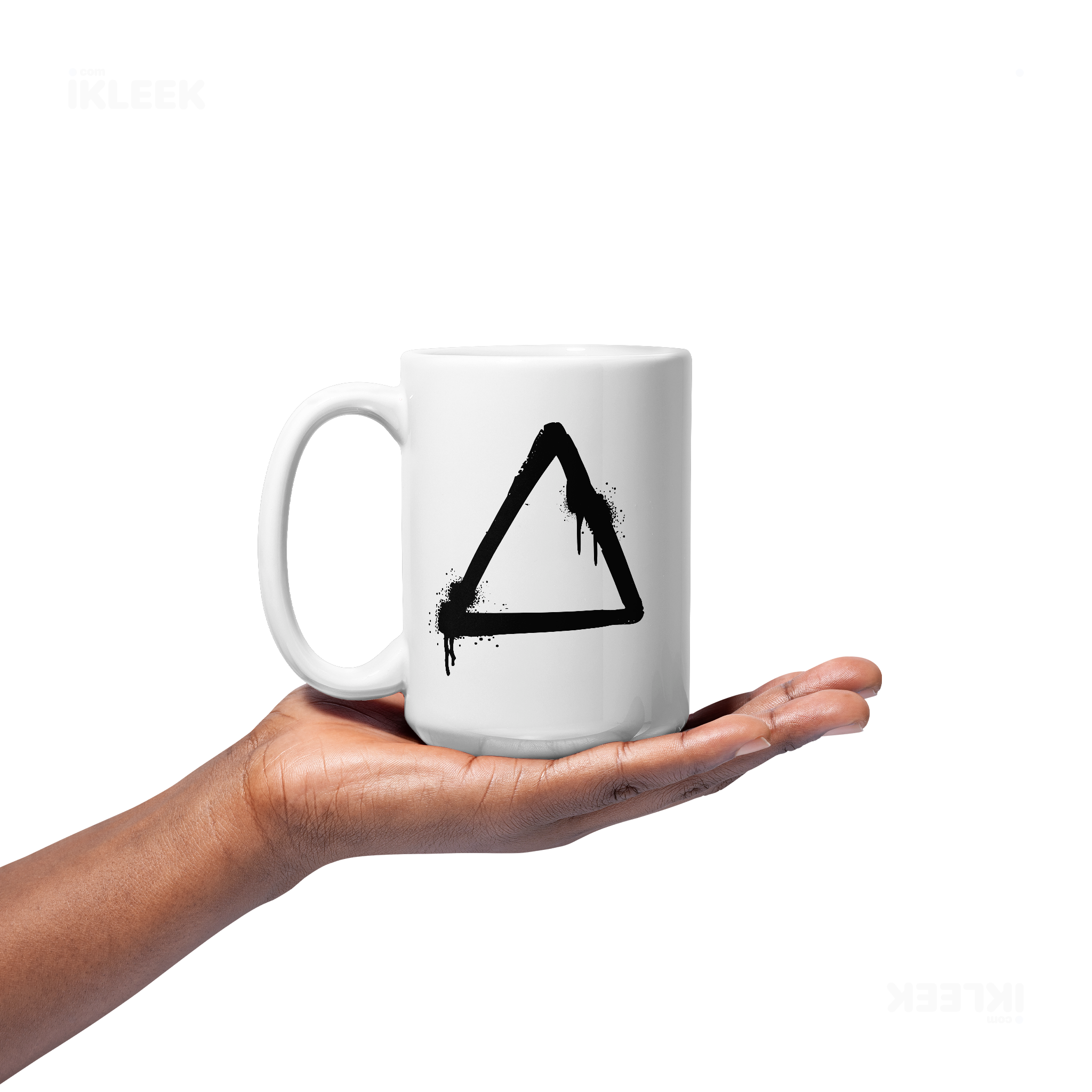 RisingTriangle Ceramic Mug 03 White