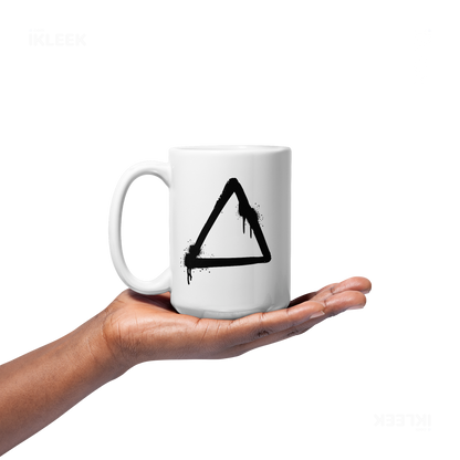 RisingTriangle Ceramic Mug 03 White