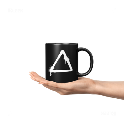 RisingTriangle Ceramic Mug 04 Black