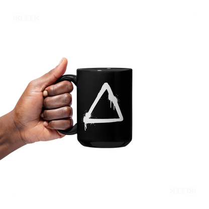 RisingTriangle Ceramic Mug 05 Black
