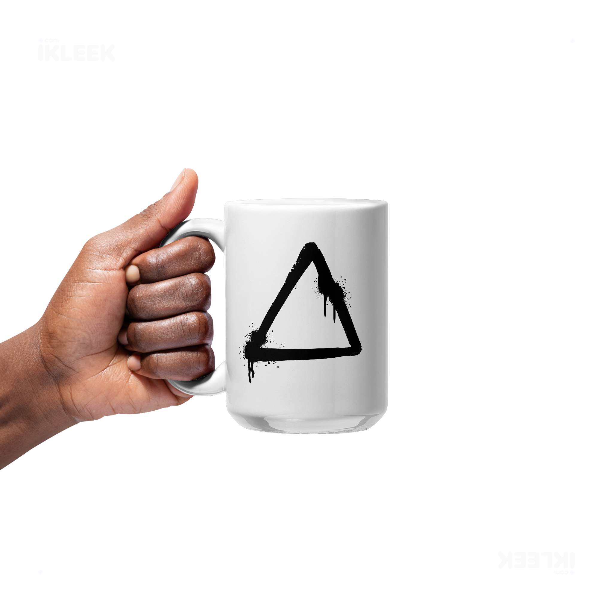 RisingTriangle Ceramic Mug 05 White