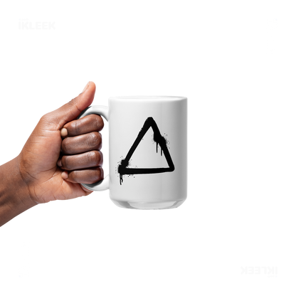 RisingTriangle Ceramic Mug 05 White