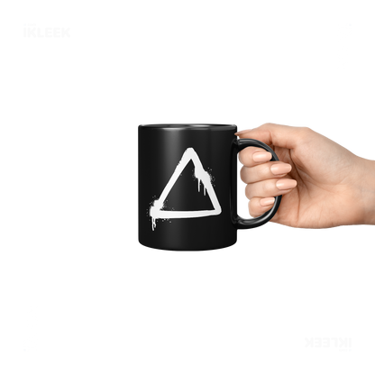 RisingTriangle Ceramic Mug 06 Black