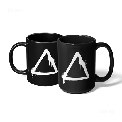 RisingTriangle Ceramic Mug 07 Black