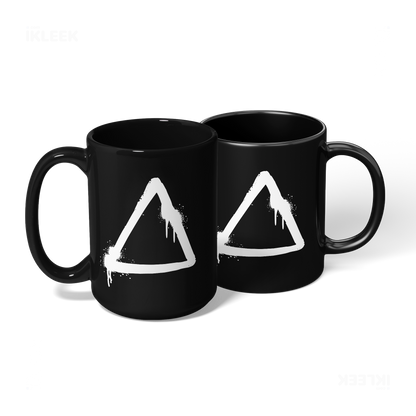 RisingTriangle Ceramic Mug 08 Black