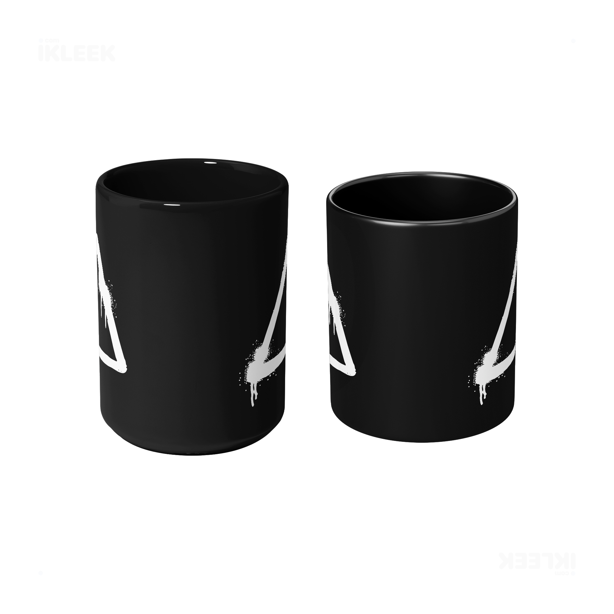 RisingTriangle Ceramic Mug 09 Black