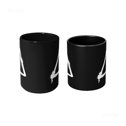 RisingTriangle Ceramic Mug 09 Black