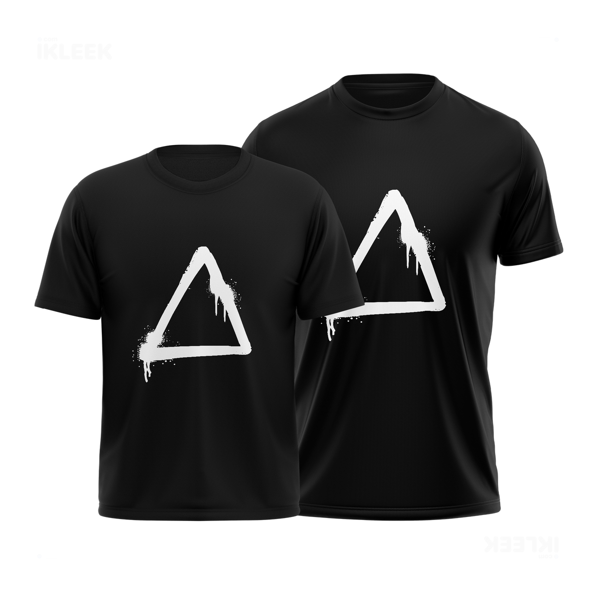 RisingTriangle Couple T Shirt 01 Black
