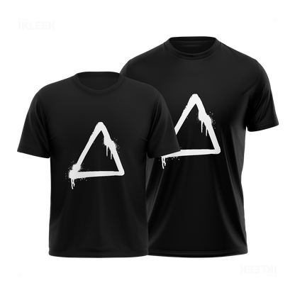 RisingTriangle Couple T Shirt 01 Black