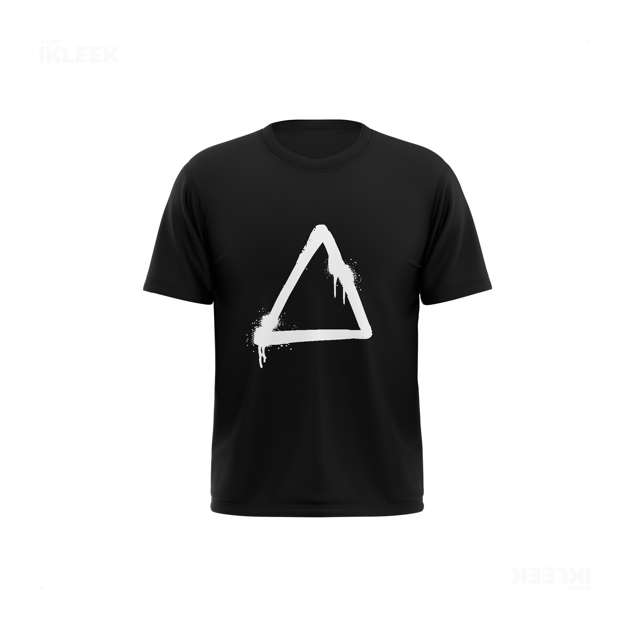 RisingTriangle Couple T Shirt 03 Black