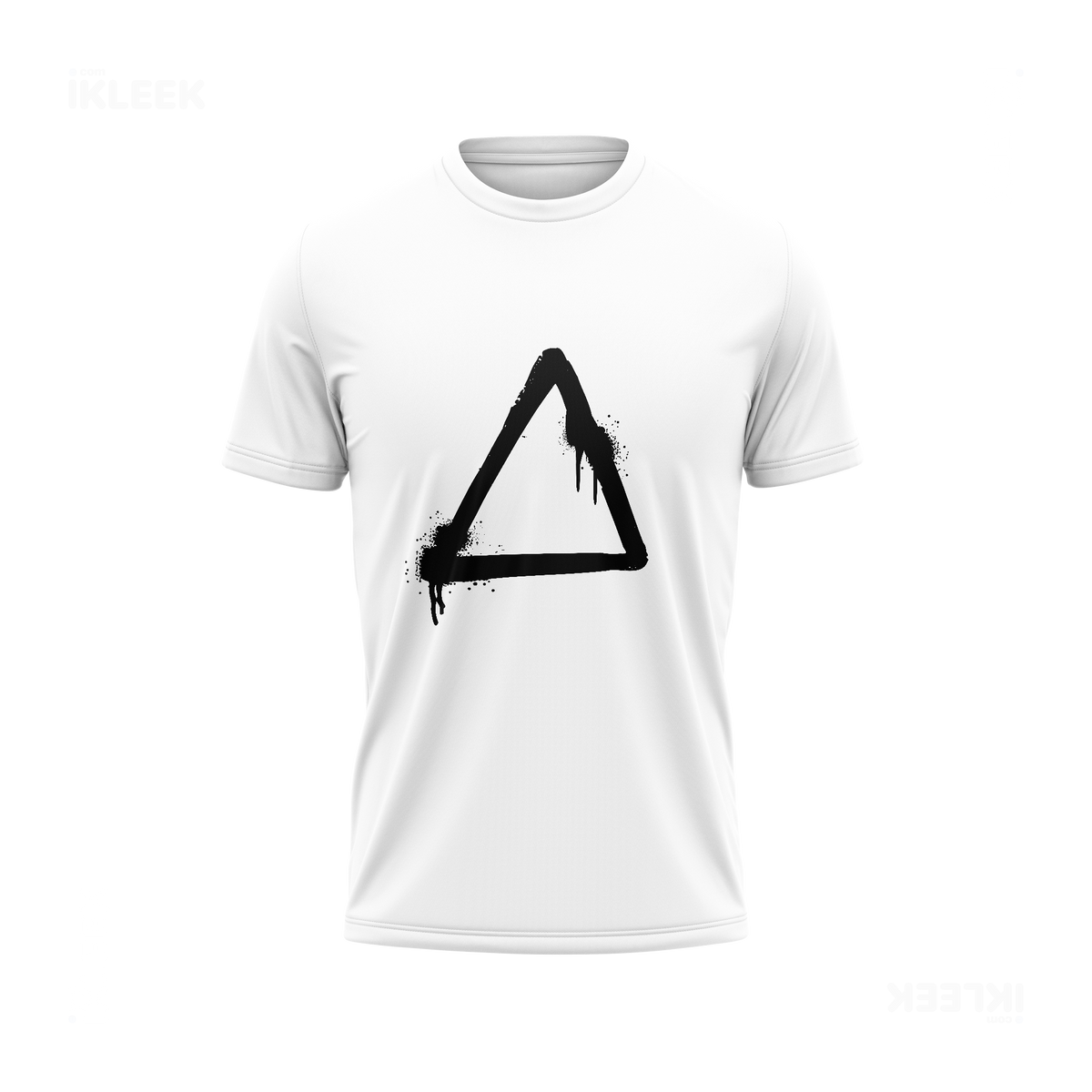 RisingTriangle Couple T Shirt 04 White