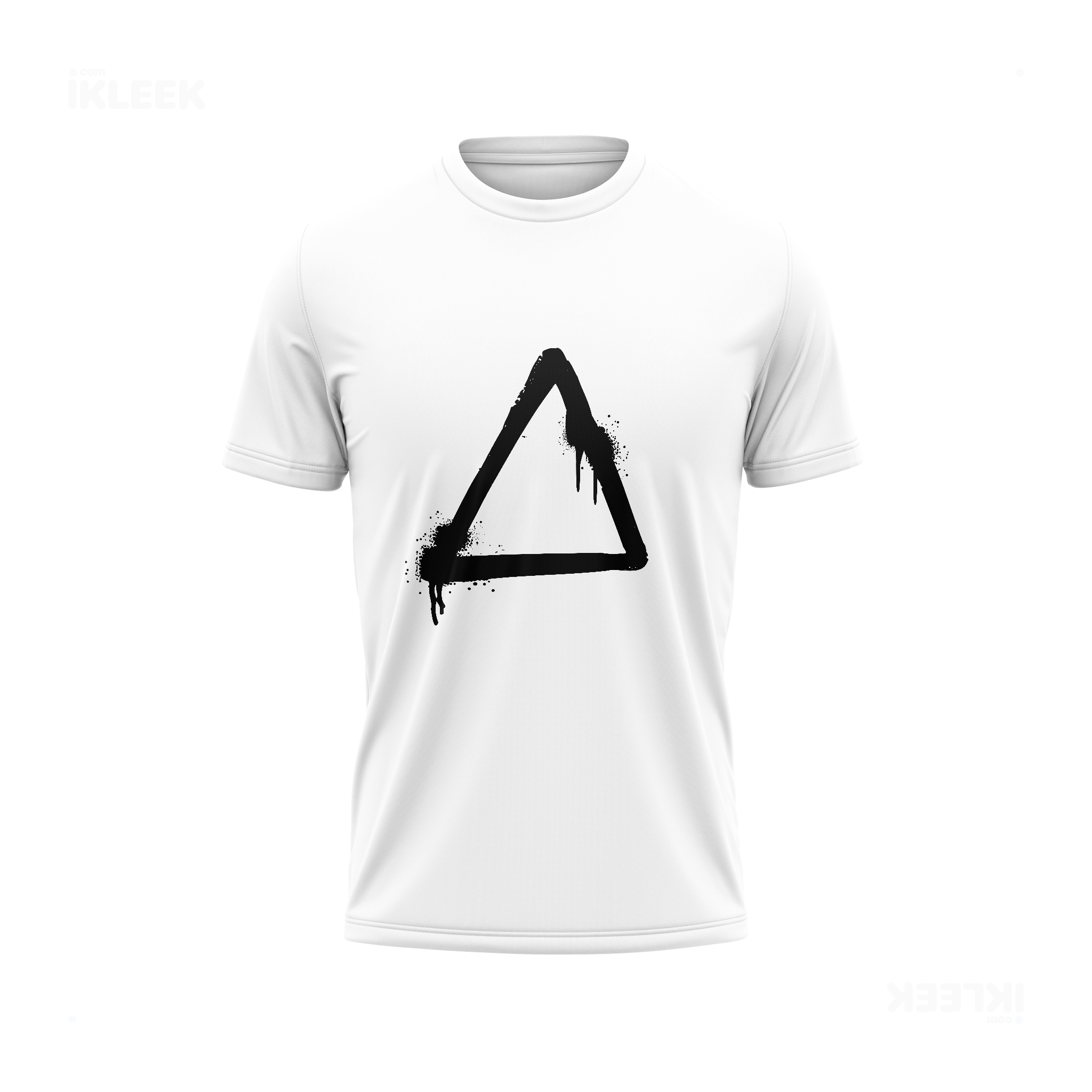 RisingTriangle Couple T Shirt 04 White