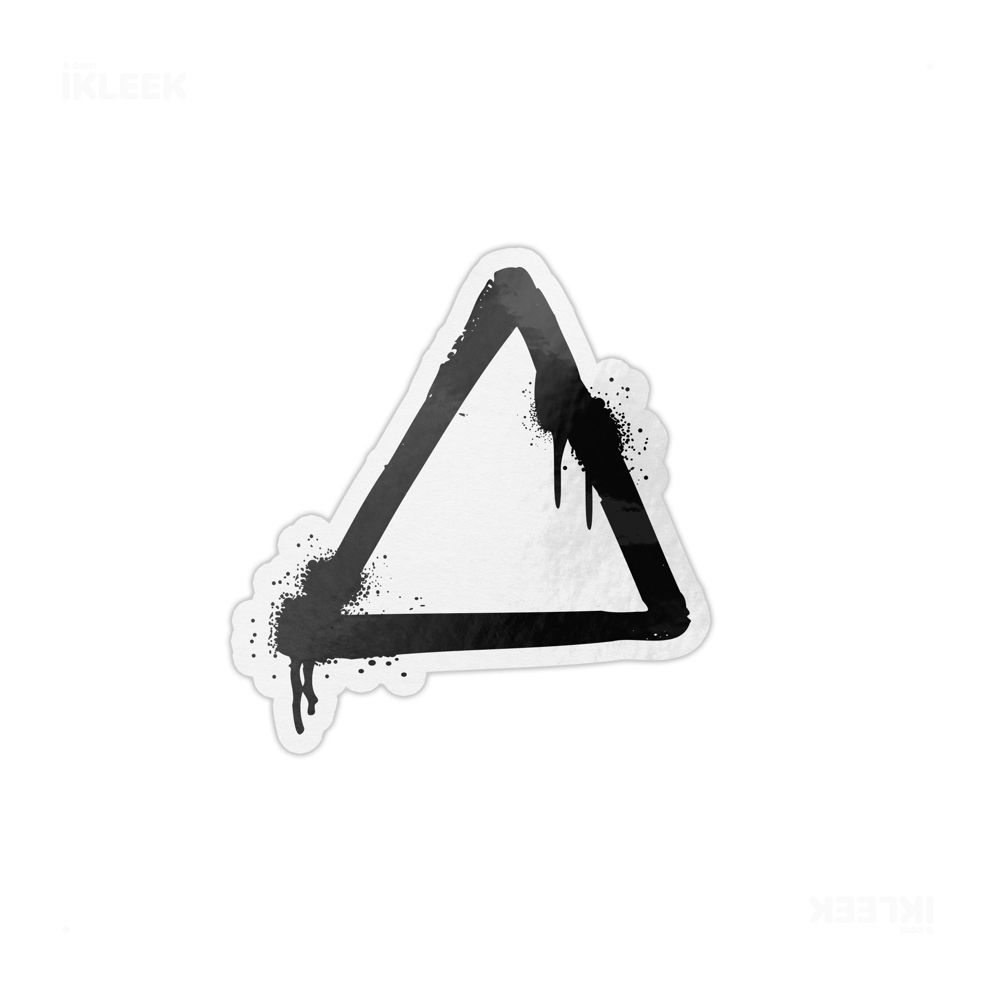 RisingTriangle Die Cut Magnet 01