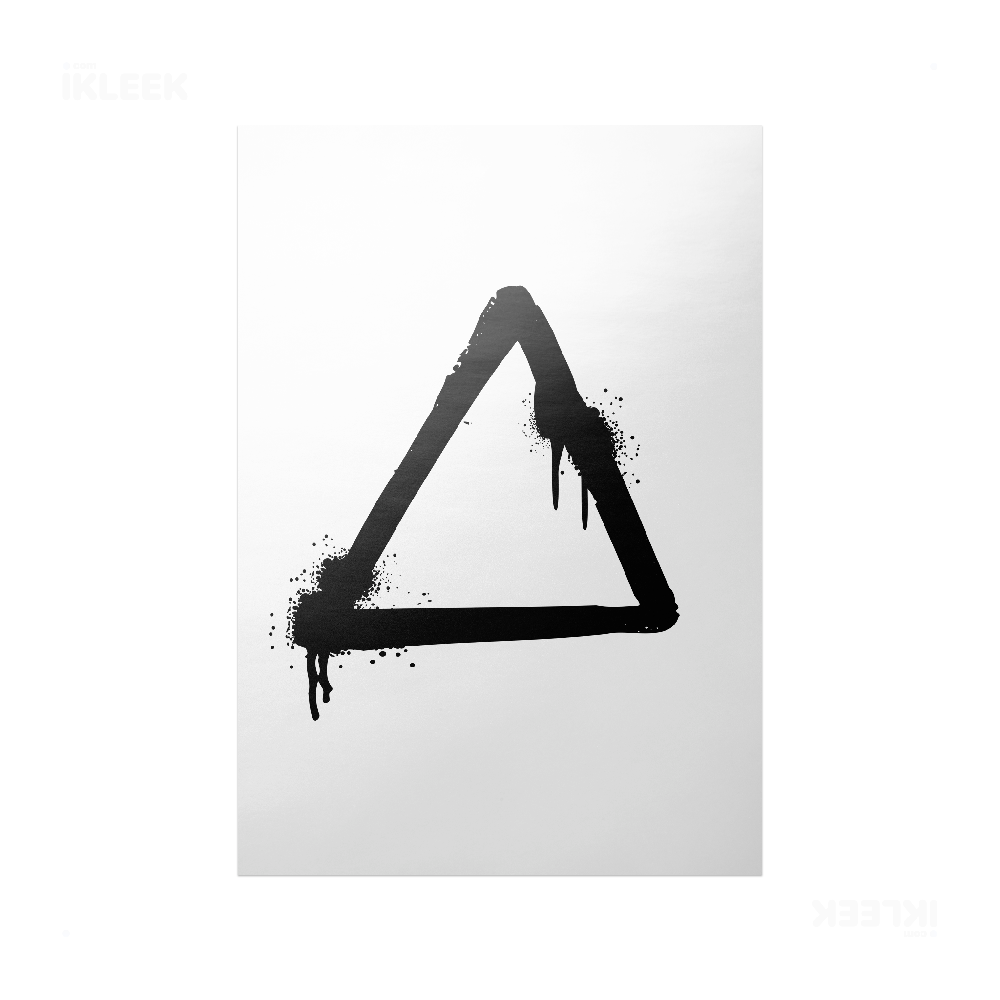RisingTriangle Frameless Poster 01 Semi Glossy