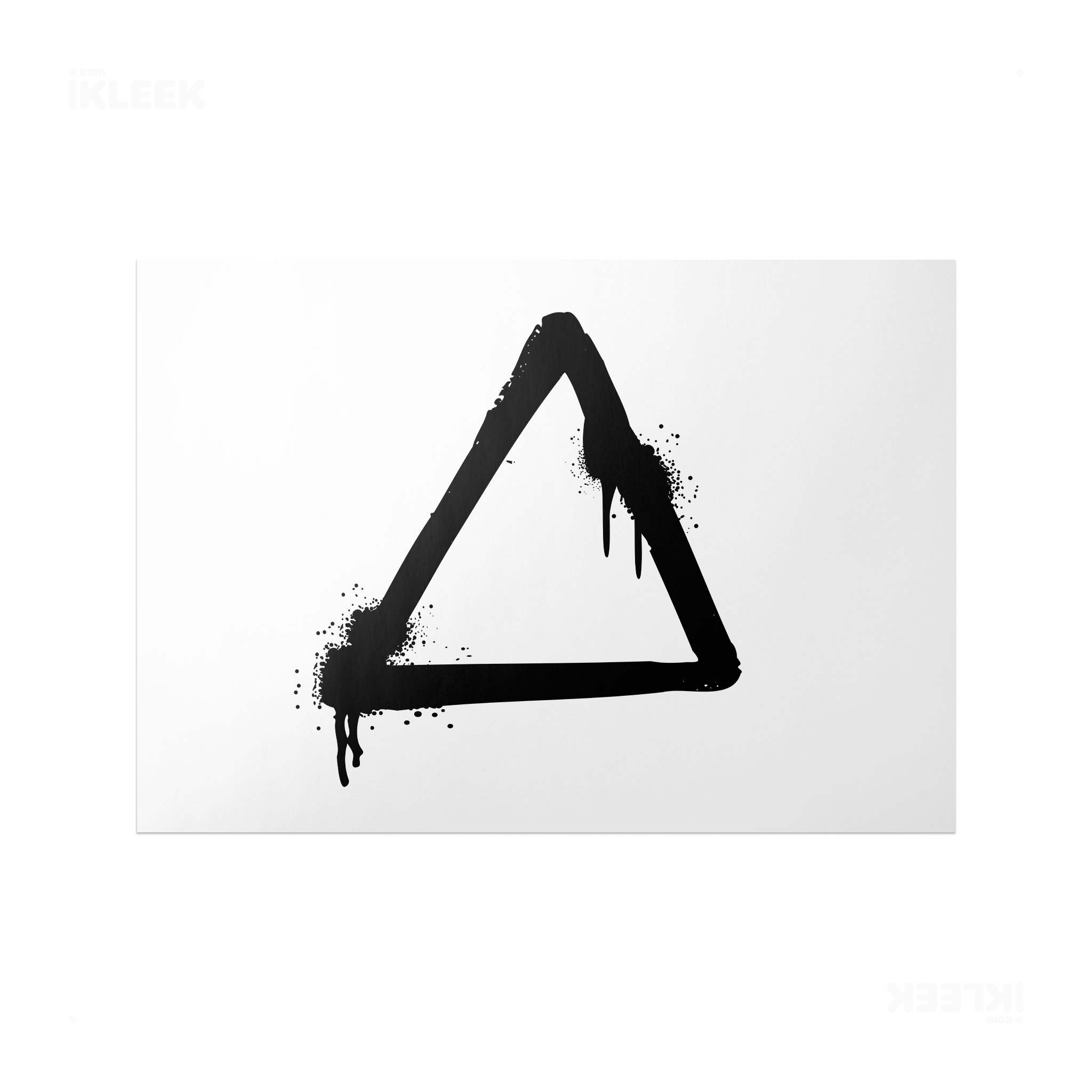 RisingTriangle Frameless Poster 03 Matte