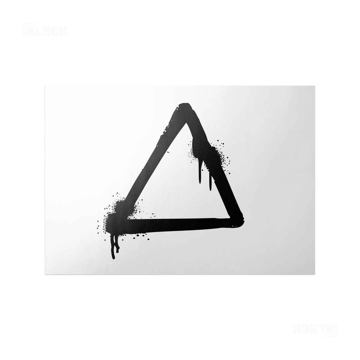RisingTriangle Frameless Poster 03 Semi Glossy
