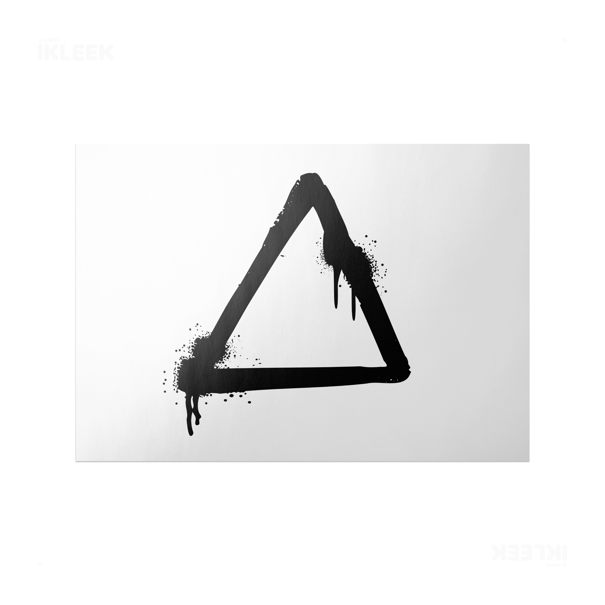 RisingTriangle Frameless Poster 03 Semi Glossy