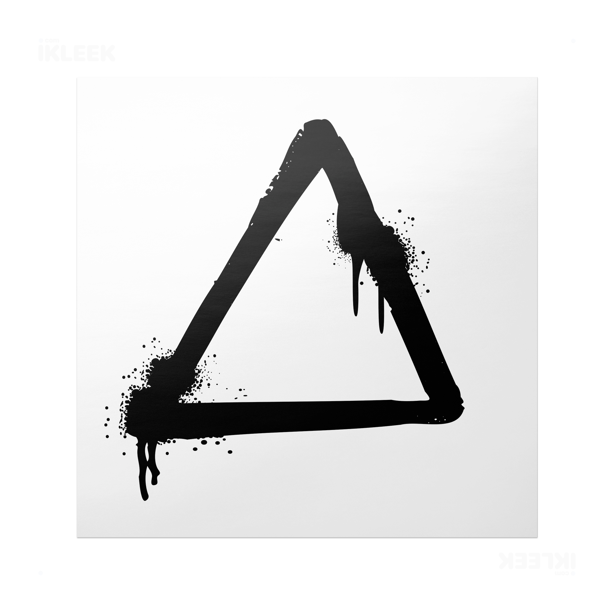RisingTriangle Frameless Poster 04 Matte
