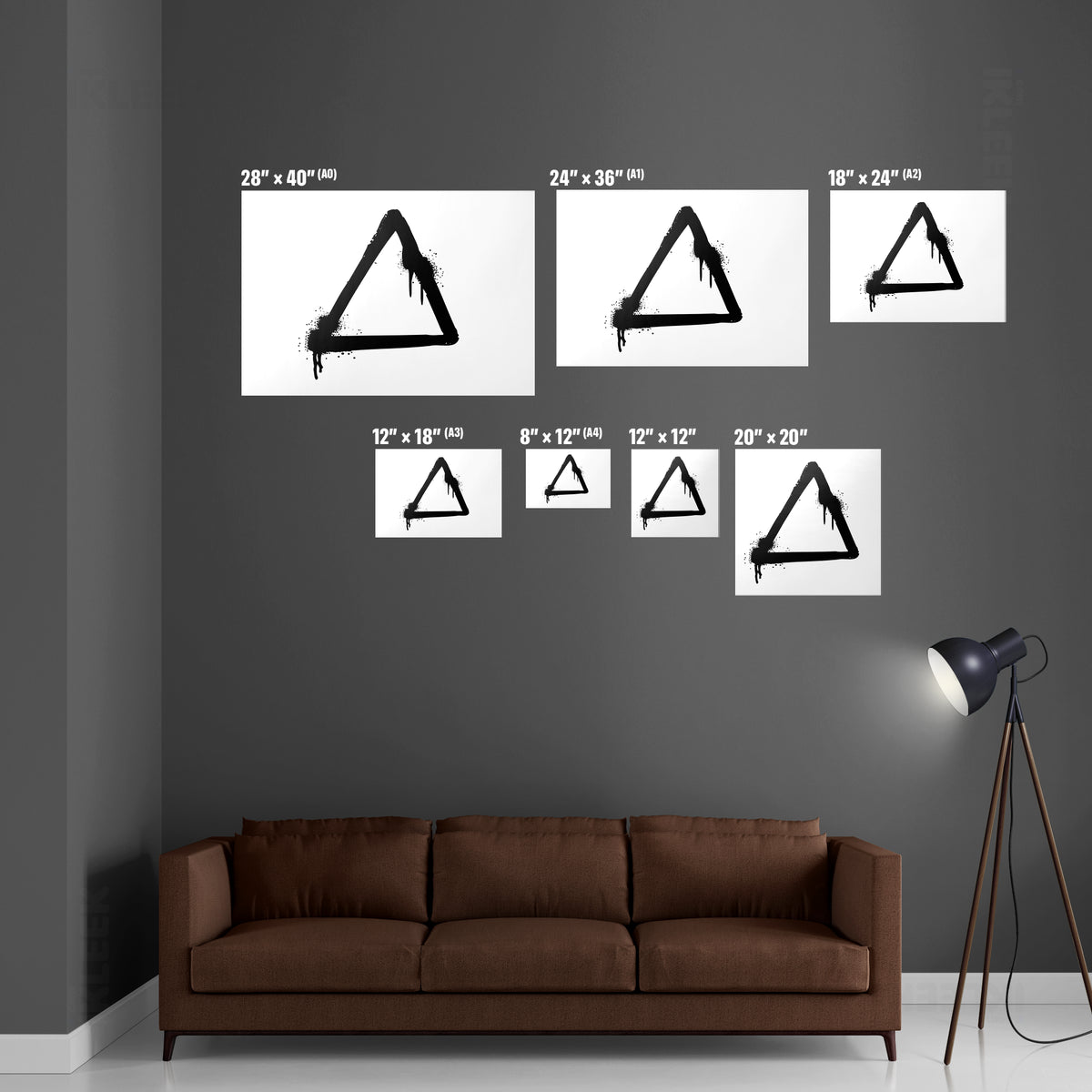 RisingTriangle Frameless Poster 06 Semi Glossy