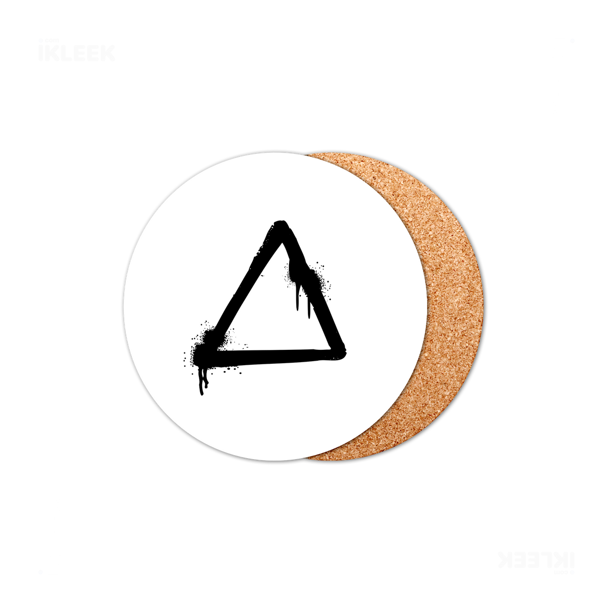 RisingTriangle High Gloss Coaster 01 Round