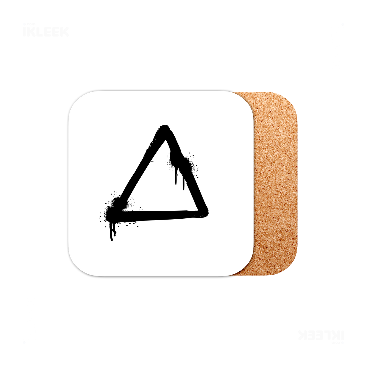 RisingTriangle High Gloss Coaster 01 Square