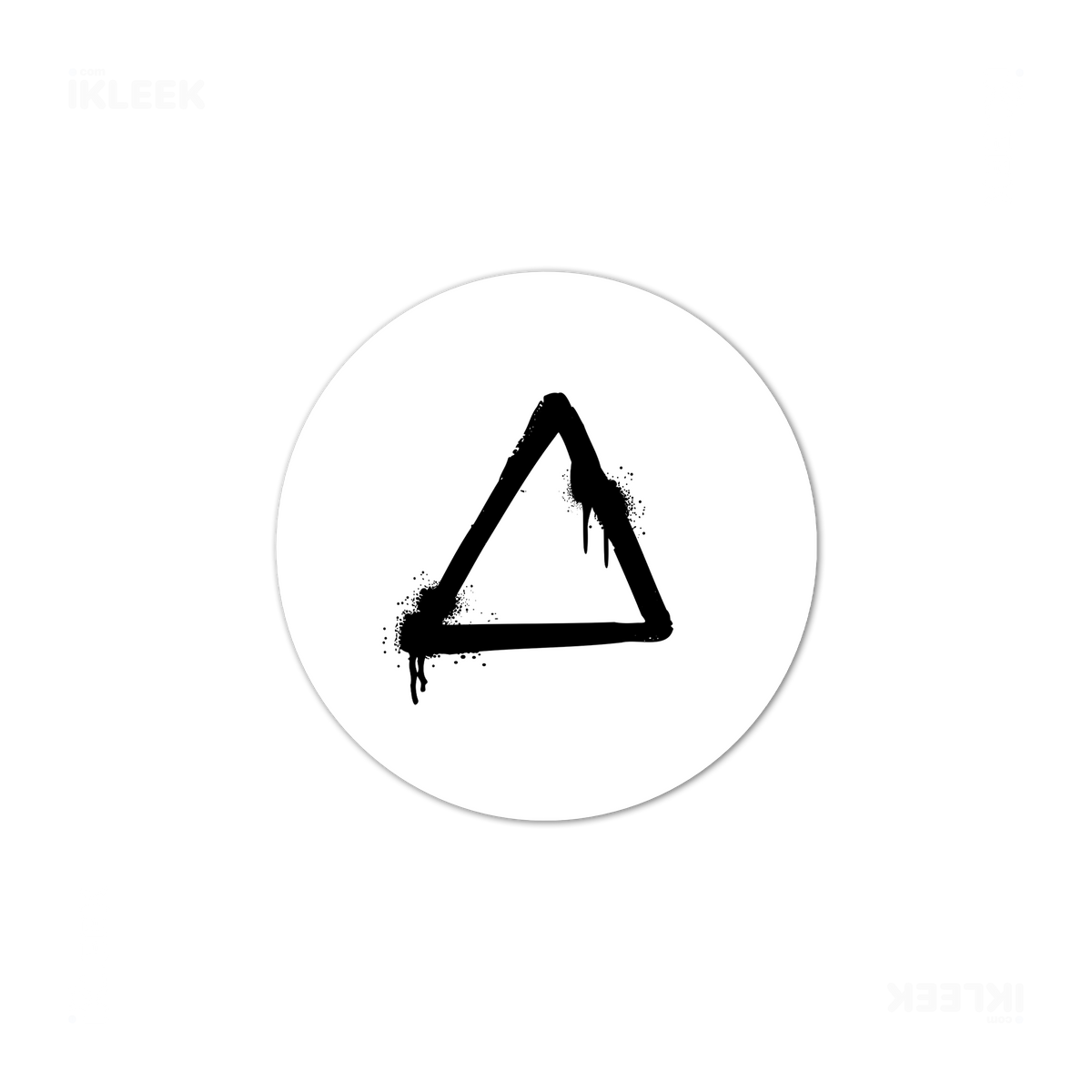 RisingTriangle High Gloss Coaster 03 Round