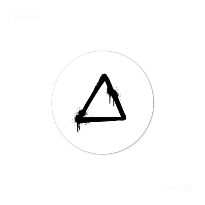 RisingTriangle High Gloss Coaster 03 Round