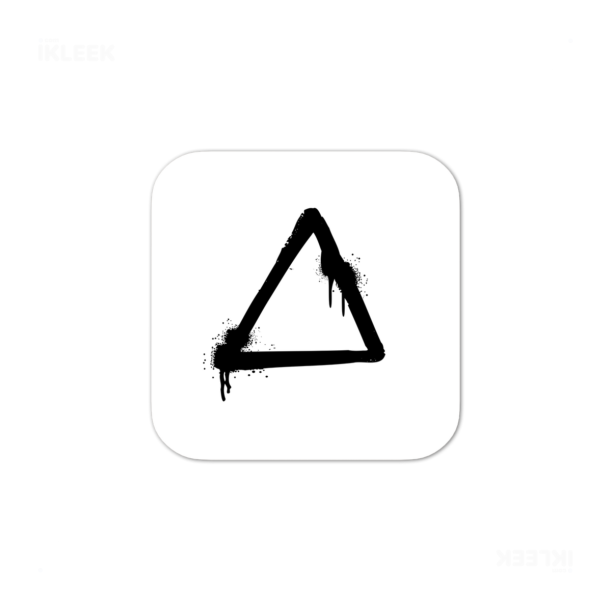 RisingTriangle High Gloss Coaster 03 Square