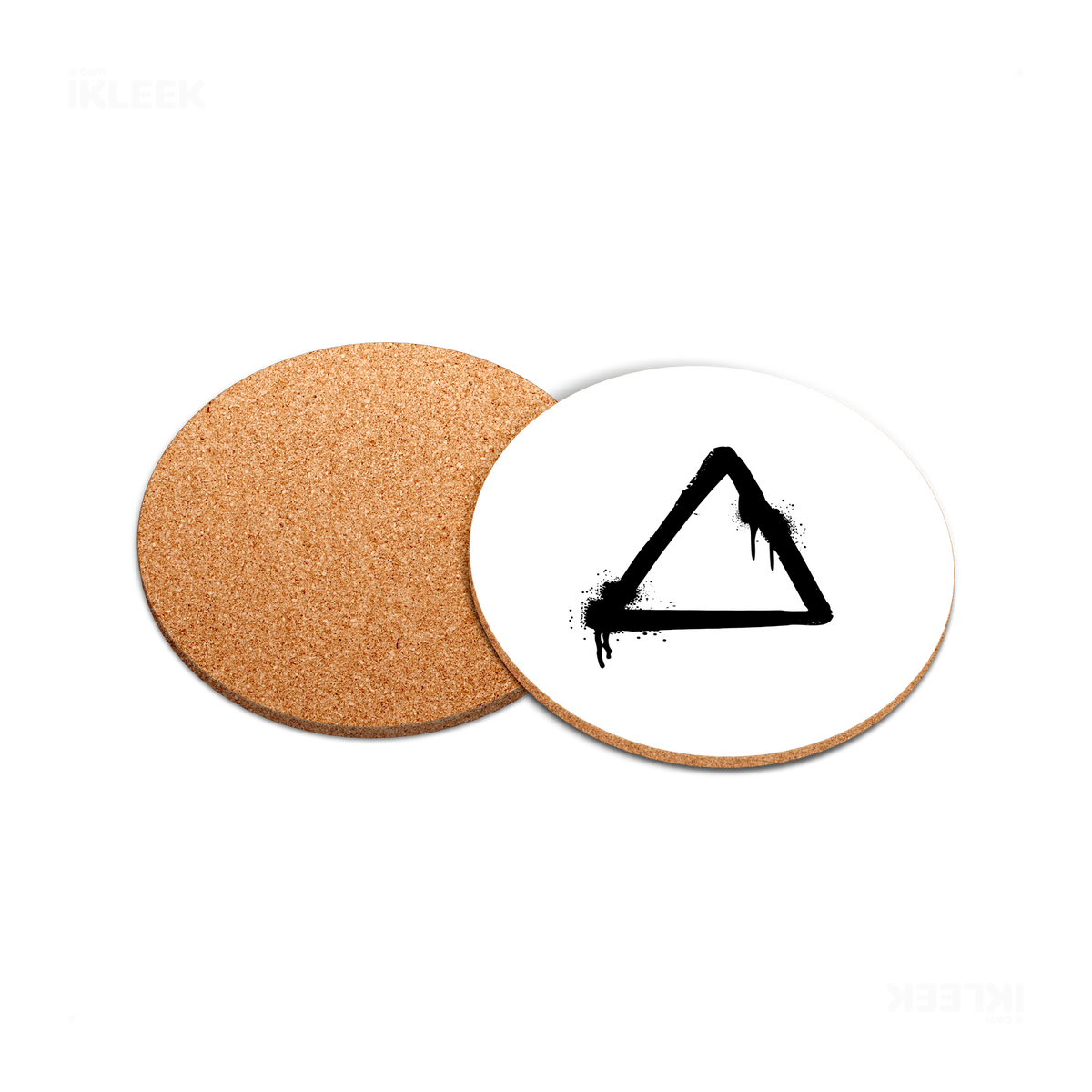 RisingTriangle High Gloss Coaster 05 Round