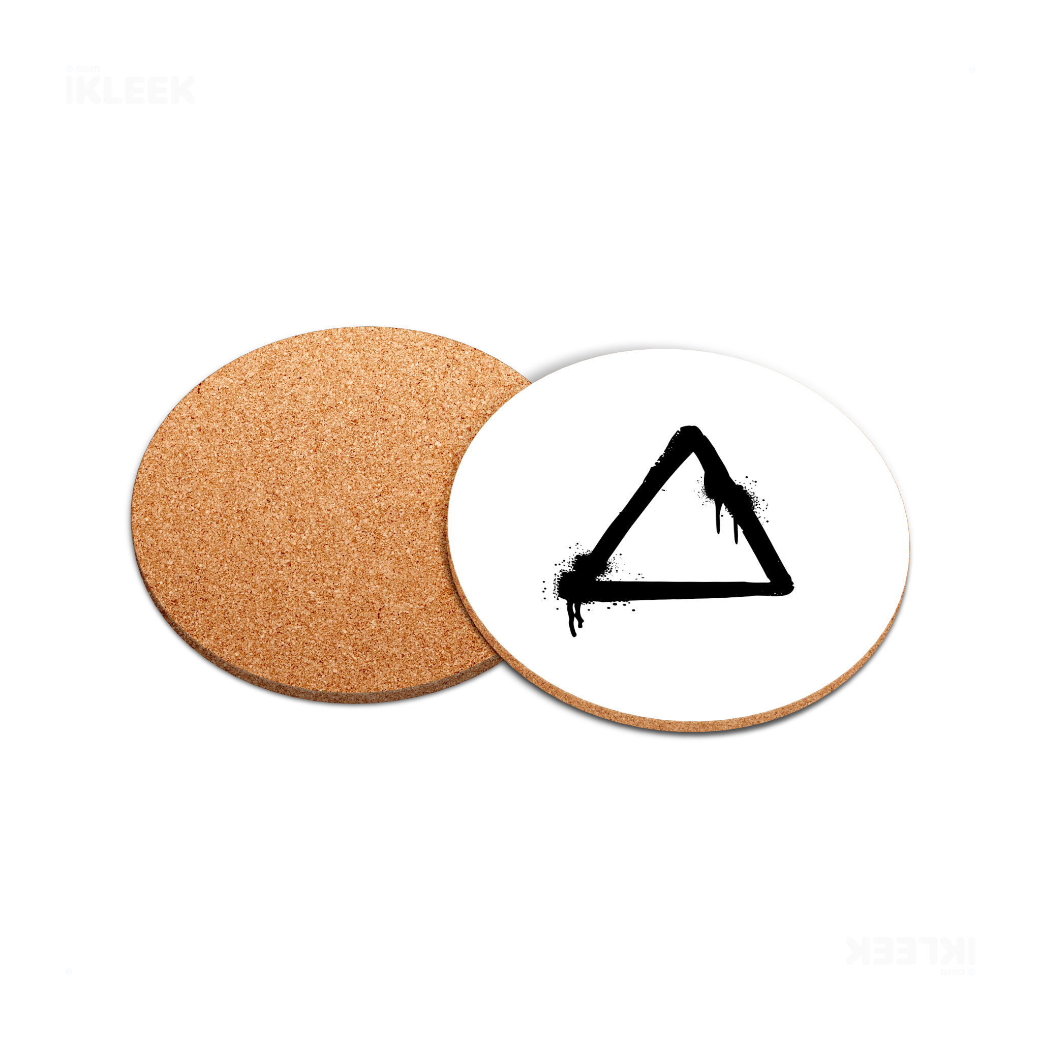 RisingTriangle High Gloss Coaster 05 Round