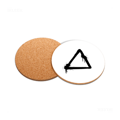 RisingTriangle High Gloss Coaster 05 Round