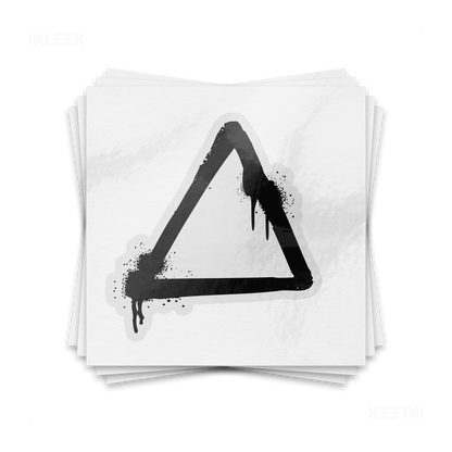 RisingTriangle Kiss Cut Sticker 01 Clear