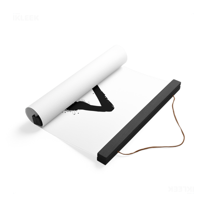 RisingTriangle Magnetic Hanger Poster 04 Black Wood
