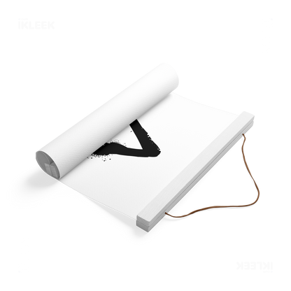 RisingTriangle Magnetic Hanger Poster 04 White Wood